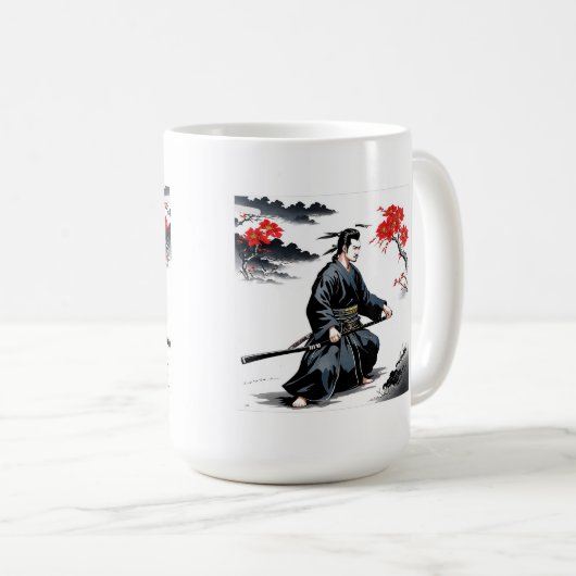 Bushido Code Samurai Masterpiece Kaffeetasse (VorderseiteRechts)
