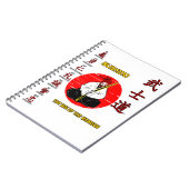 Bushido Cuaderno de espiral Notizblock (Linke Seite)