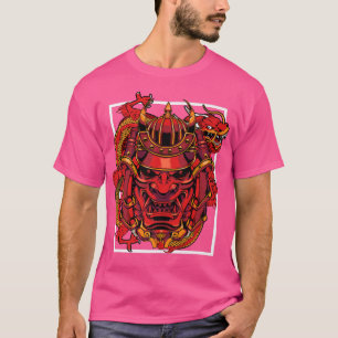 Bushido Fan Samurai Calligrafie Japanisch Vintag K T-Shirt