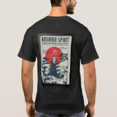 Bushido-Geist Japan Kunst T-Shirt (Rückseite)