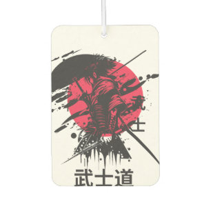 Bushido-Geist: Samurai-Krieger-Ästhetik  Autolufterfrischer