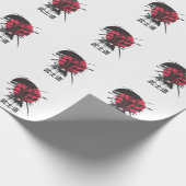 Bushido-Geist: Samurai-Krieger-Ästhetik Geschenkpapier (Ecke)
