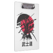 Bushido-Geist: Samurai-Krieger-Ästhetik Klemmbrett (Rechts)