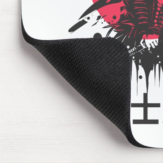 Bushido-Geist: Samurai-Krieger-Ästhetik Mousepad (Ecke)