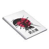 Bushido-Geist: Samurai-Krieger-Ästhetik-Notizbuch Notizblock (Rechte Seite)
