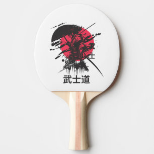 Bushido-Geist: Samurai-Krieger-Ästhetik Tischtennis Schläger