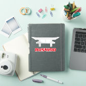 Bushido-Kampfsport-Ehre Aufkleber (iPad Hülle)