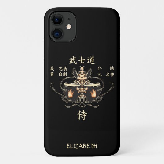 Bushido Martial Arts Karate Taekwondo Studio Case-Mate iPhone Hülle (Rückseite)