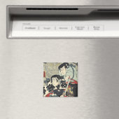 bushido ninja japanese ukiyo-e samurai krieger magnet (In Situ (Geschirrspüler))
