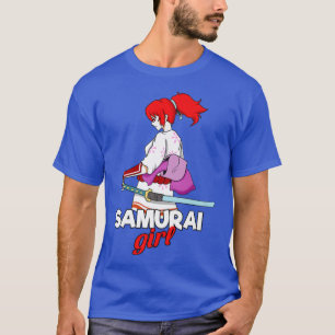 Bushido Ronin Japanese Samurai Girl  T-Shirt