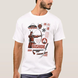 Bushido – Samurai Archer Japanese Warrior Art T-Shirt