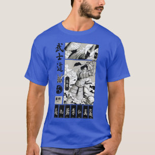 Bushido Samurai Katana Sword Japanese Warrior Toky T-Shirt