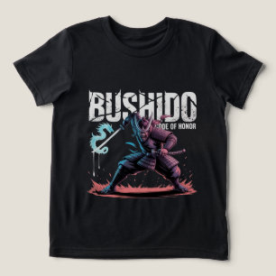 Bushido-Samurai-Krieger-Anime-Vektor-Logo Tri-Blend Shirt