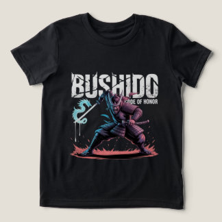 Bushido-Samurai-Krieger-Anime-Vektor-Logo Tri-Blend Shirt