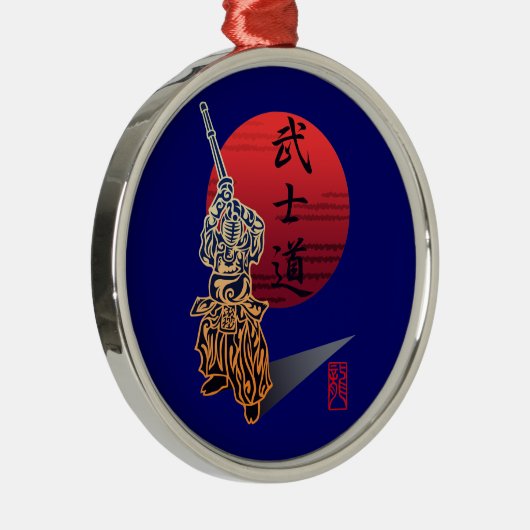Bushido Silbernes Ornament (Rechts)