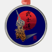 Bushido Silbernes Ornament (Vorne)