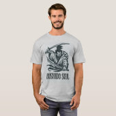 Bushido Soul - Samurai Spirit Warrior T - Shirt | (Vorne ganz)