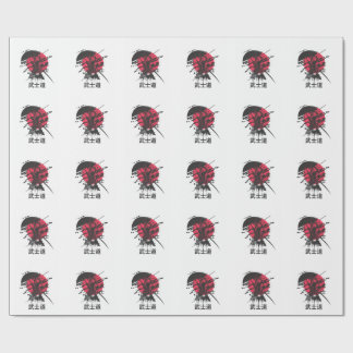 Bushido Spirit: Samurai Warrior Aesthetic  Geschenkpapier