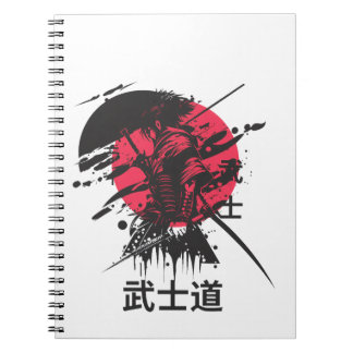 Bushido Spirit: Samurai Warrior Aesthetic Notebook Notizblock