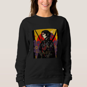 Bushido Vintage Samurai Japanischer Krieger Retro Sweatshirt