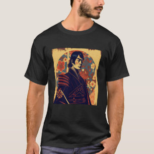 Bushido Vintage Samurai Japanischer Krieger Retro T-Shirt