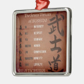 BUSHIDO VIRTUES ORNAMENT AUS METALL (Links)
