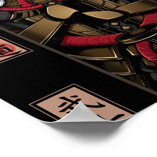 Bushido Warrior Poster (Ecke)