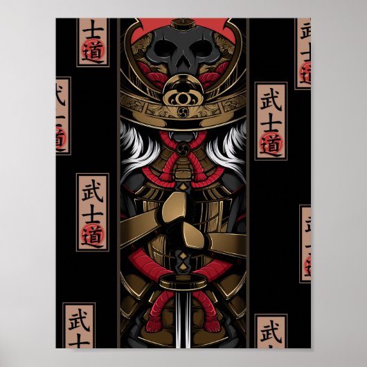 Bushido Warrior Poster (Vorne)