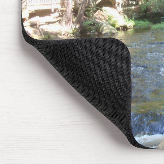 Bushkill Fälle - Mt. Pocono, PA Mousepad (Ecke)