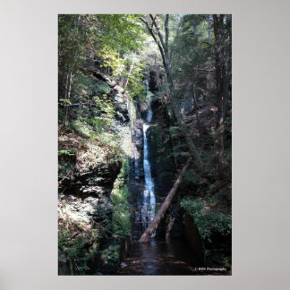 Bushkill Falls in the Poconos. drucken Sie 0206 Poster