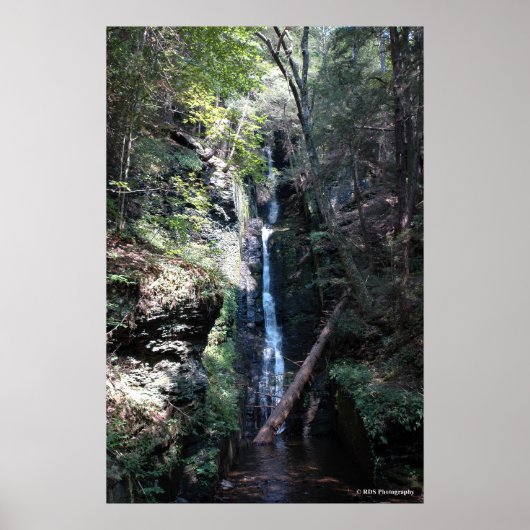Bushkill Falls in the Poconos. drucken Sie 0206 Poster (Vorne)