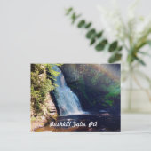 Bushkill Falls, PA Postcard Postkarte (Stehend Vorderseite)