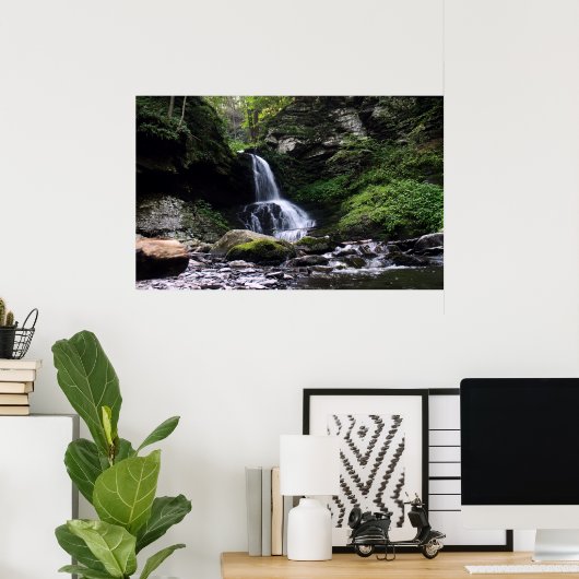 Bushkill Falls Poster (Heimbüro)