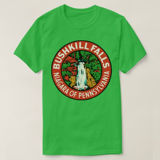 Bushkill Falls T-Shirt (Design vorne)