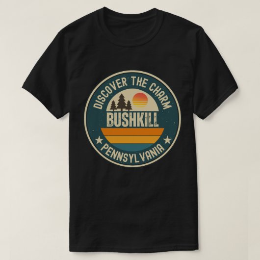 Bushkill, Pennsylvania T-Shirt (Design vorne)