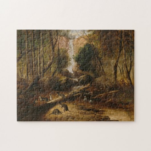 Bushland Landscape von John Skinner Prout Puzzle (Horizontal)