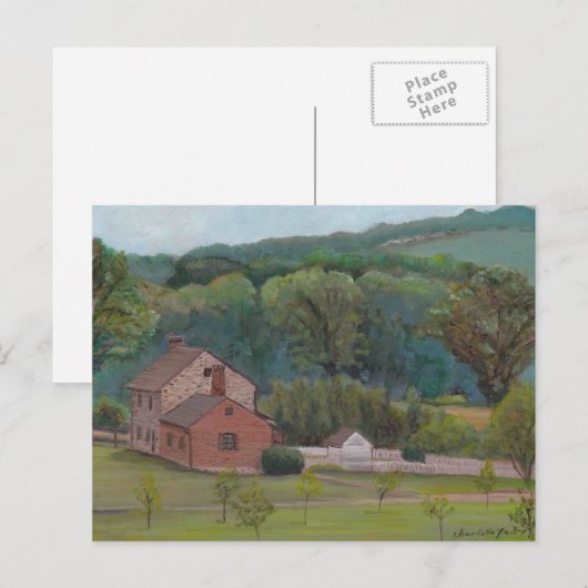 Bushman Farm Gettysburg Originale Postkarte (Vorne/Hinten)