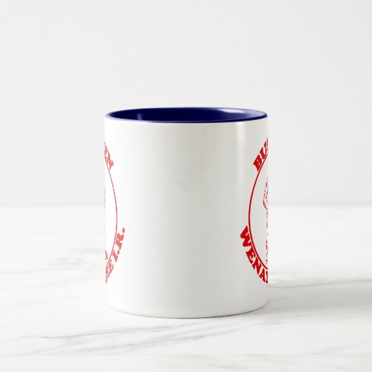 Bushmen-Tasse Zweifarbige Tasse (Mittel)