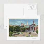 Bushnell Memorial, Lafayette Statue Postkarte (Vorne/Hinten)