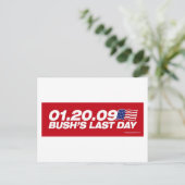 Bushs Postkarte am letzten Tag (Stehend Vorderseite)