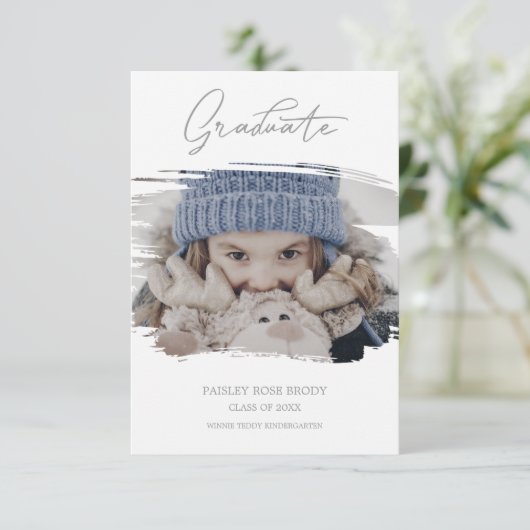 Bushstroke Niedlich Calligraphy Abschluss Pre K Fo (Stehend Vorderseite)