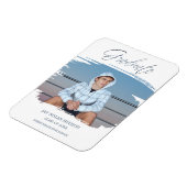 Bushstroke Whimsical Typografy Graduate School Magnet (Linke Seite)