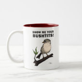 Bushtit Zweifarbige Tasse (Links)