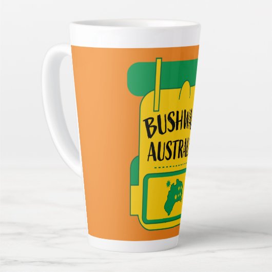 BushWalking Australien Milchtasse (Linke Ecke)