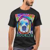 Bushwick Brooklyn, Technicolor Music dog T - Shirt (Vorderseite)