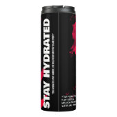 Bushy Black Pink Thermal Tumbler Thermosbecher (Rückseite)