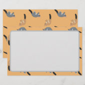 Bushy Tail Possums Briefpapier (Vorne/Hinten)