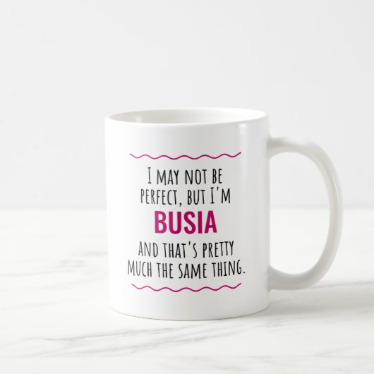 Busia Geschenk Polnisch Polen Babcia Grandma Kaffeetasse (Rechts)
