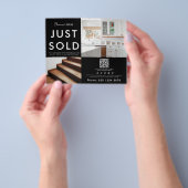 Business 2 Werbeplakette für Foto QR-Code Business Flyer (Gruppe)