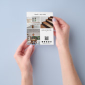 Business 3 Werbemittel Foto QR Code Social Media Flyer (Gruppe)